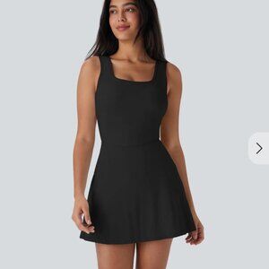 Halara SoftlyZero™ Airy U Neck 2-in-1 Pocket Mini Cool Touch Easy Peezy